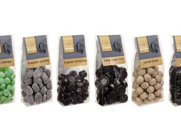 Meenk stazakje verschillende dropjes