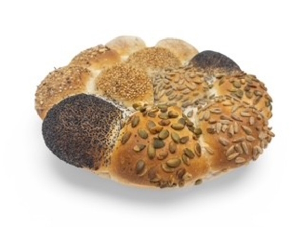 Bloembrood met verschillende zaden